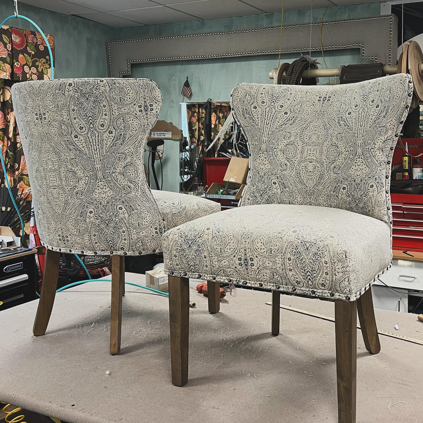 Custom chairs fabric